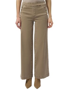 Joseph Ribkoff
Wide-Leg Jeans Fawn Midrise 
Sailor Pants Size 6 NWT